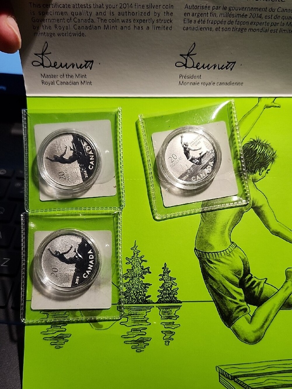 Canada 2014 1 oz Fine Silver 20 Dollars Coin - Silver
